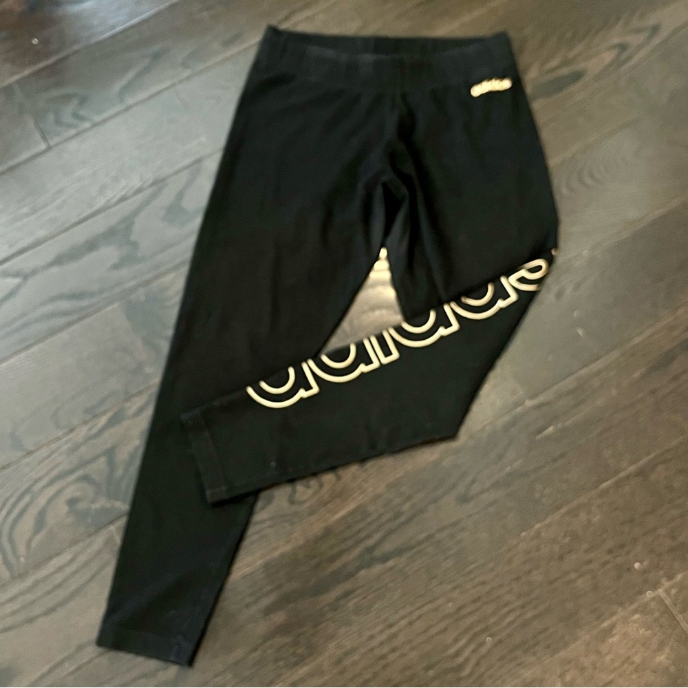 Adidas Performance Essentials Branded Leggings Bl… - image 7